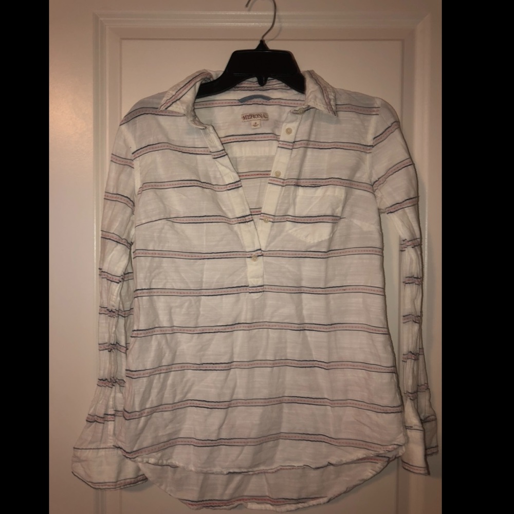 Summer slightly sheer tunic